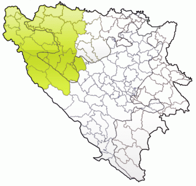 Bosanska Krajina mapa